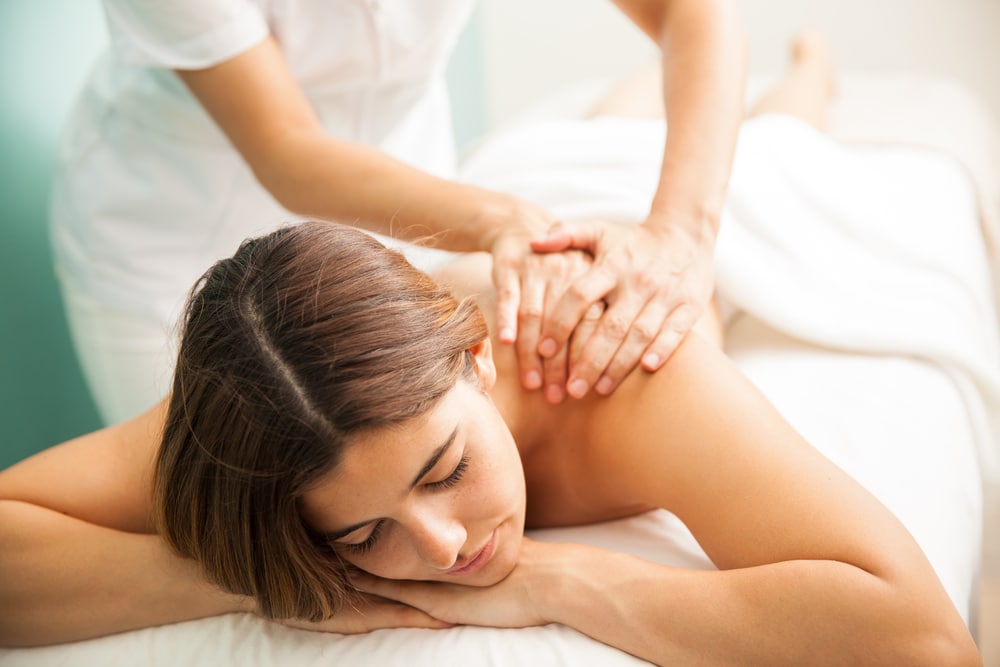 Person getting Holistic Massage