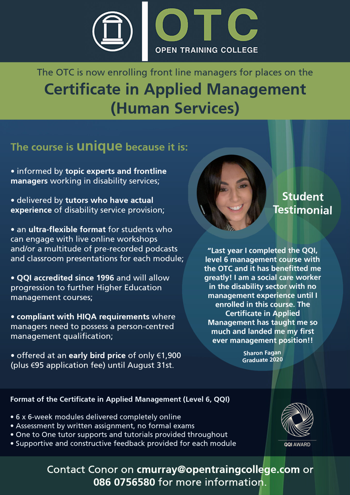 Certificate in Applied Management - Early Bird Summer Offer @ Open Training College|Certificate in Applied Management